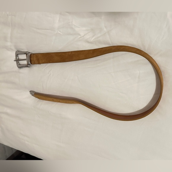 100% Suede Leather Belt Men’s 32 - Picture 6 of 6